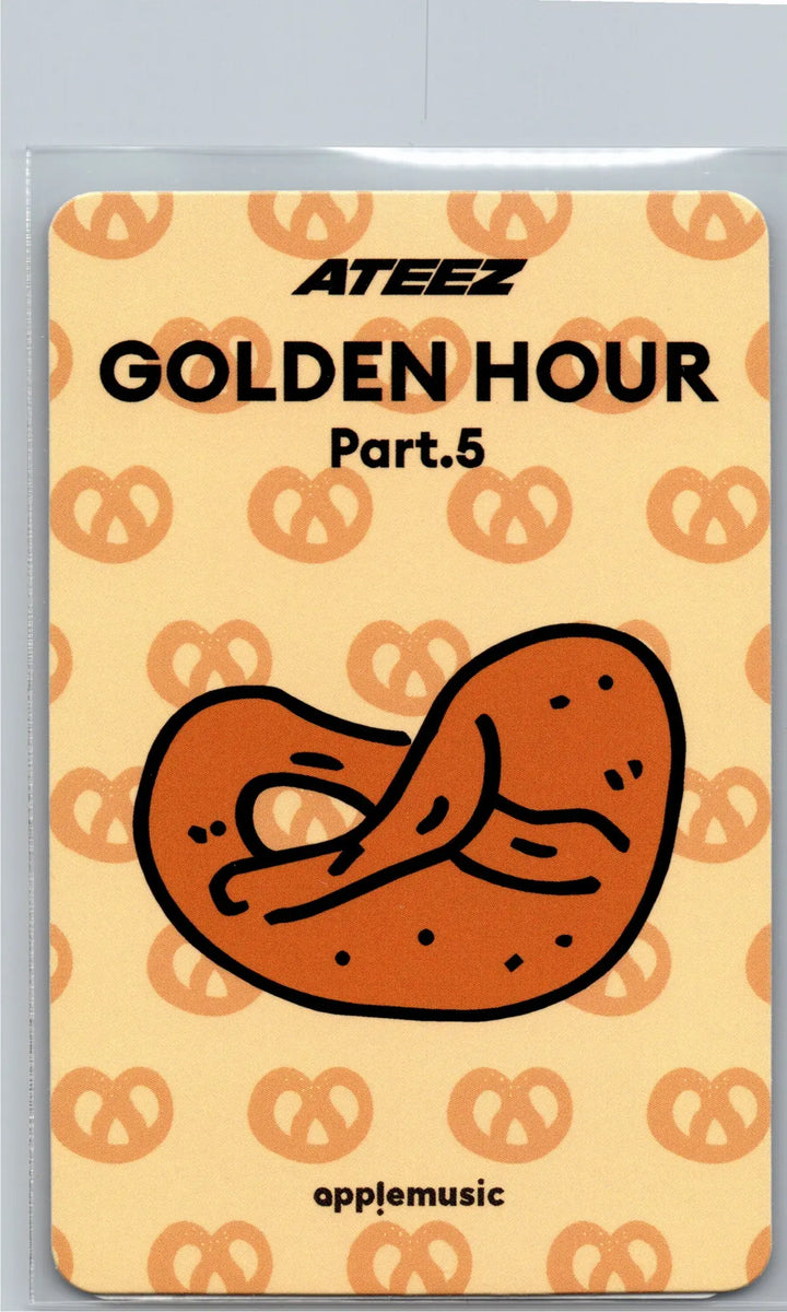 ATEEZ "GOLDEN HOUR : Part.5" - Apple Music Drink Event Photocard [26.06.29]