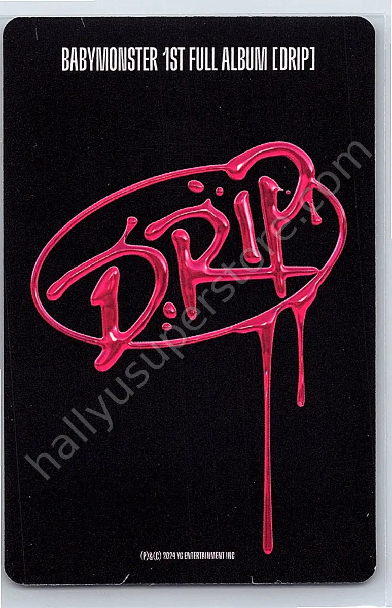 BABYMONSTER - Rami - BABYMONSTER - Rami - DRIP Album zip lock ver selfie version