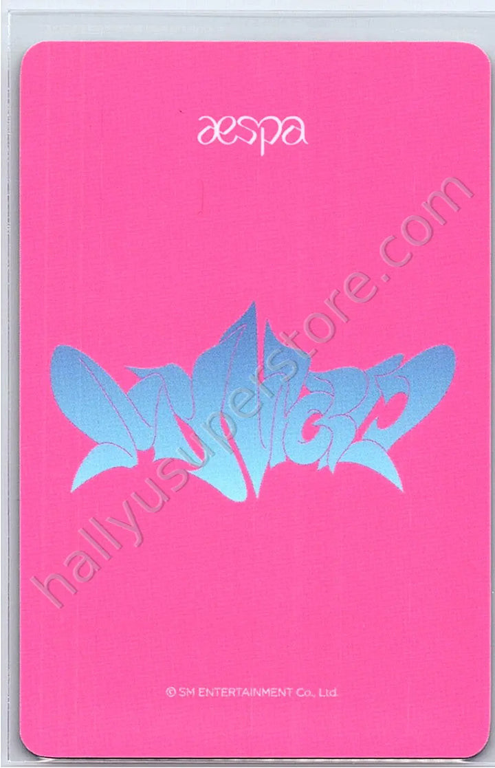 aespa - Karina - My World holographic (hologram) pob (pre-order benefit) withmuu