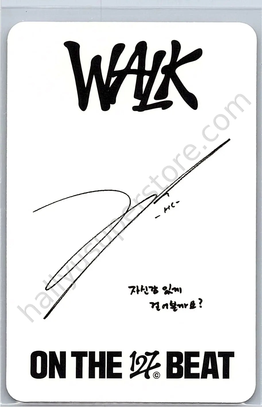 NCT 127 - Haechan - Walk album photocard character card version