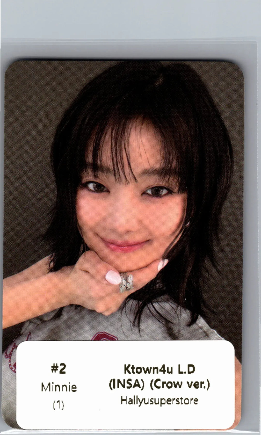 I-DLE "We made" - Ktown4U Lucky Draw Event Photocard (INSA)(Crow Ver.) [26.07.07]