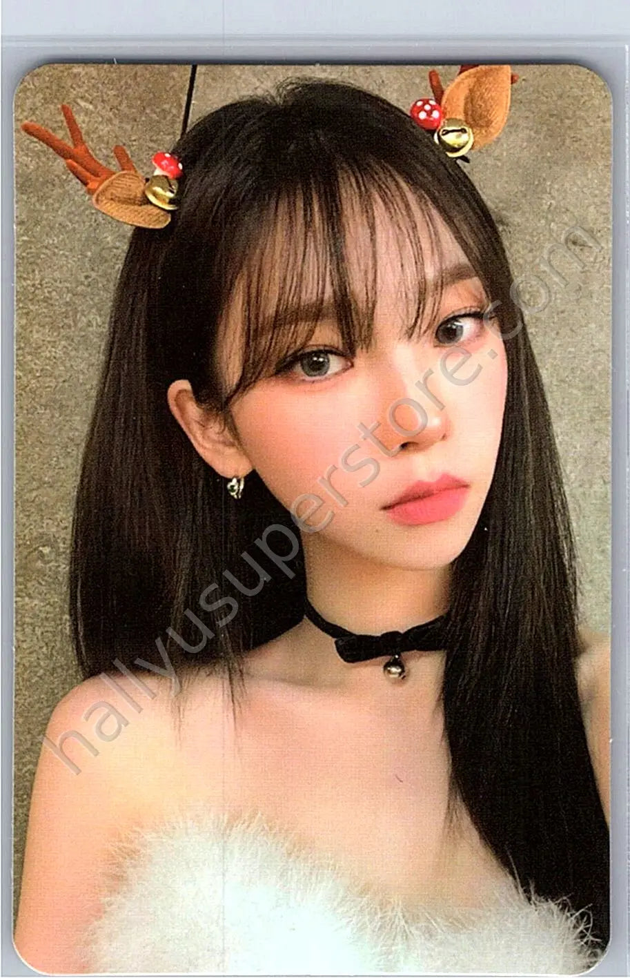 aespa - Karina - Pink Christmas (All) 2022 version trading card