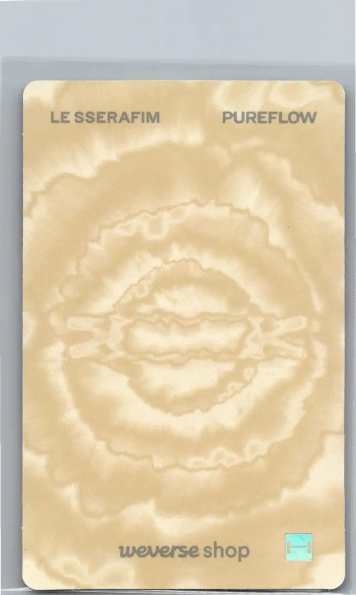 LE SSERAFIM "PUREFLOW" - Weverse Lucky Draw Event Photocard Round2 [26.06.16]