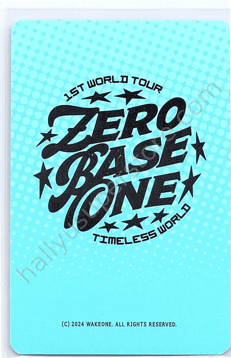 ZEROBASEONE - Hao - 2024 The First Tour [Timeless World] B version trading card