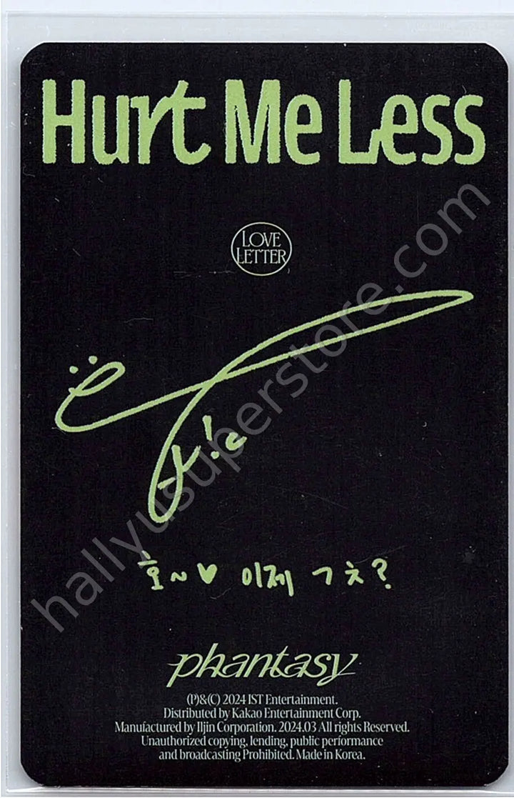 THE BOYZ - Eric - Phantasy Pt. 3: Love Letter album photocard write version