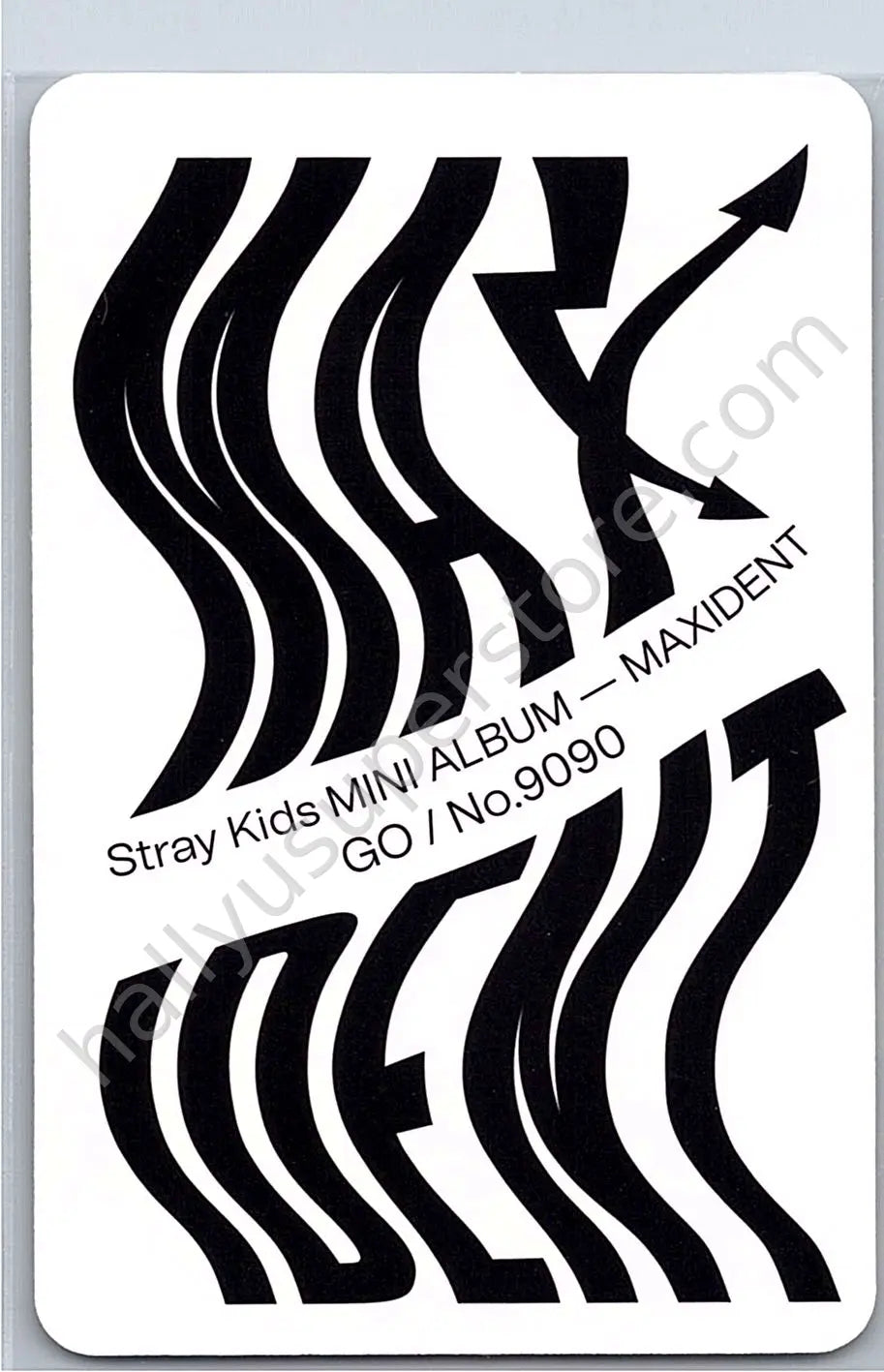 Stray Kids - Bang Chan - Maxident album photocard go version