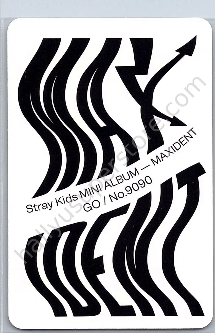 Stray Kids - Bang Chan - Maxident album photocard go version