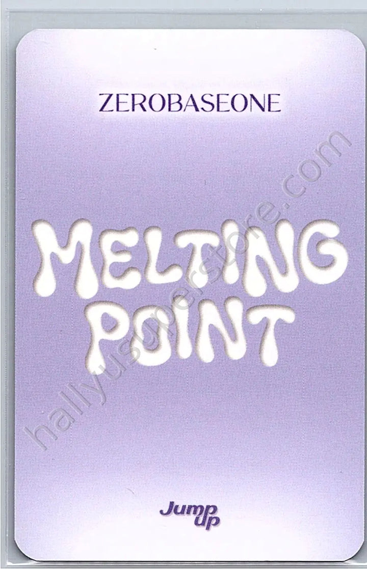 ZEROBASEONE - Hao - Melting Point jump up pob (pre-order benefit)
