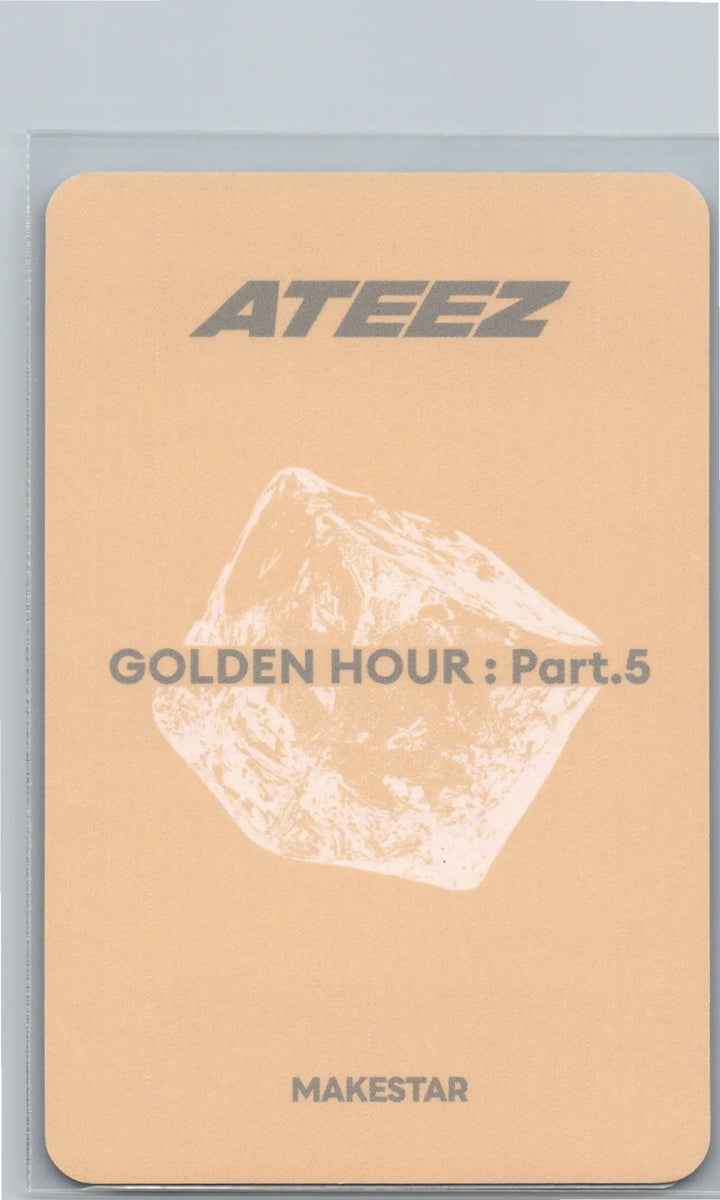ATEEZ "GOLDEN HOUR : Part.5" - Makestar Lucky Draw Event Photocard [26.06.26]