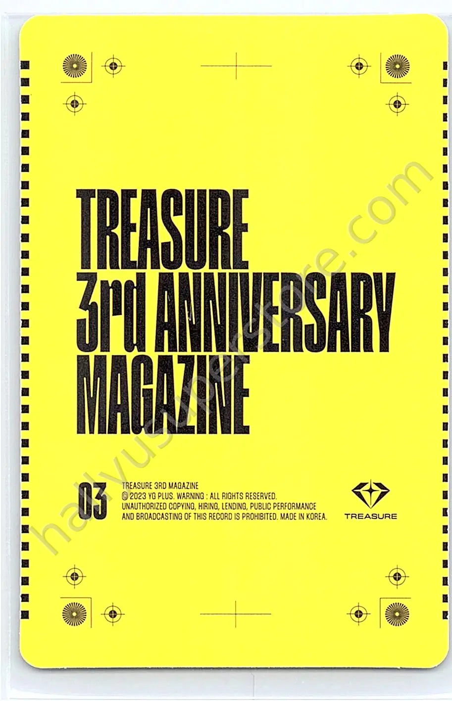 TREASURE - Doyoung - 3rd Anniversary Special Edition Cereal Deco Kit 3rd anniversary deco set photocard set special box version