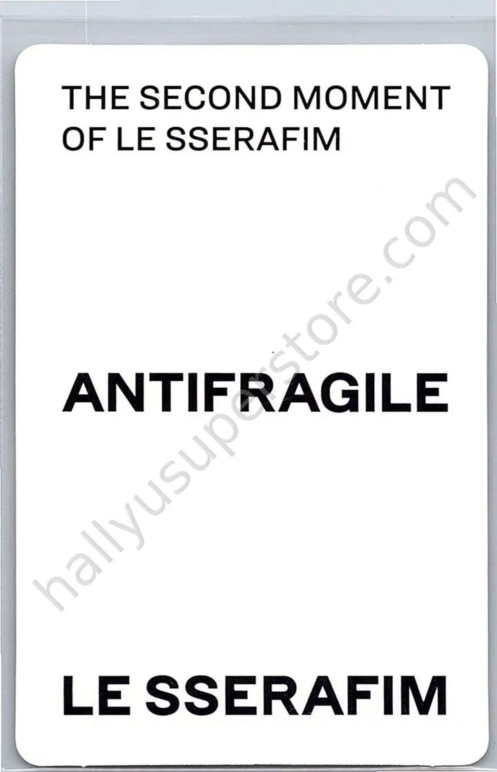 LE SSERAFIM - Kim Chaewon - ANTIFRAGILE