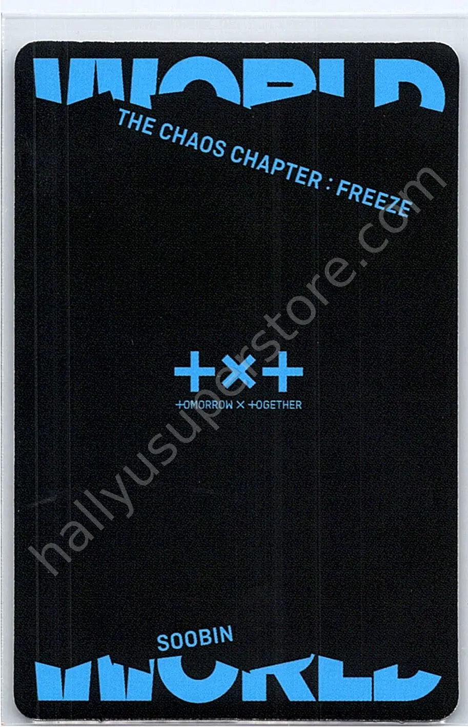 TOMORROW X TOGETHER - Soobin - The Chaos Chapter: FREEZE album photocard world version