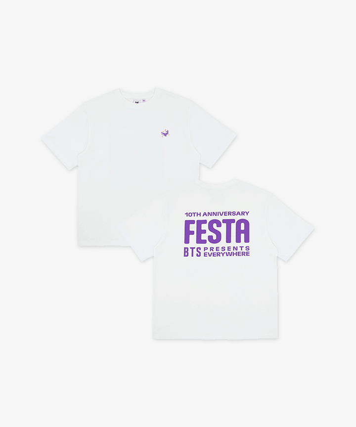 BTS - "10th Festa" Official MD (Keyring, Magnet Set, Photo Frame, Picnic Mat, T-Shirt) [23.08.24] - HALLYUSUPERSTORE