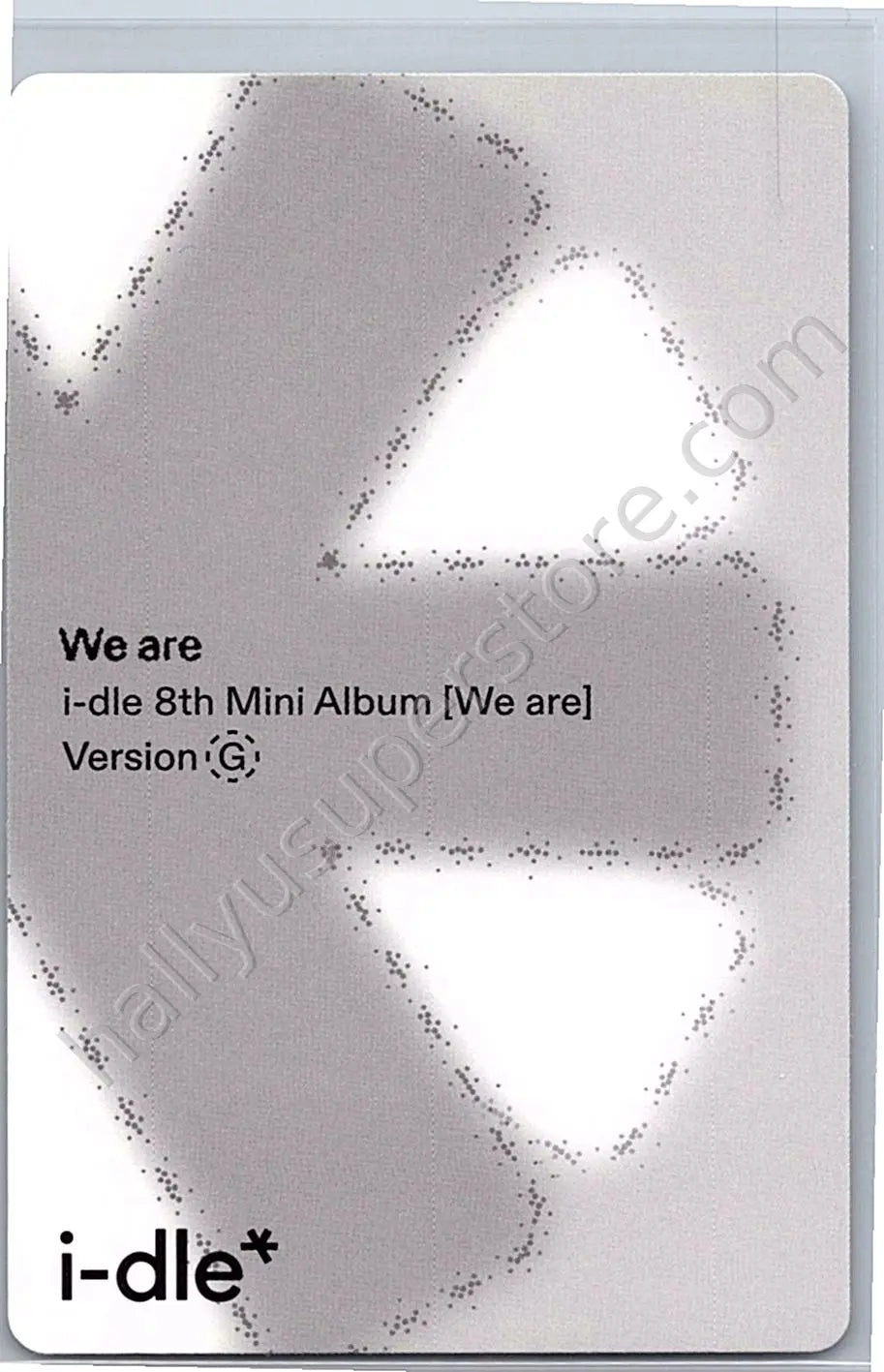 i-dle - Minnie - We are album photocard G version standard version
