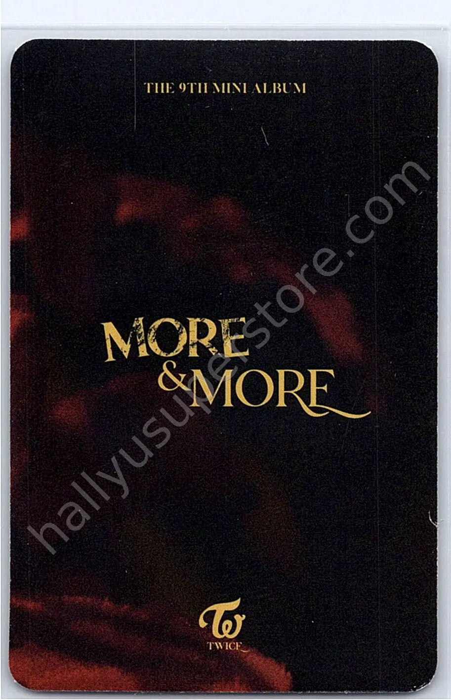 TWICE - Unit - MORE &amp; MORE album photocard