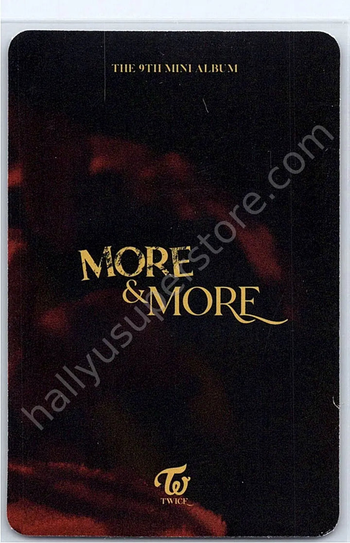 TWICE - Unit - MORE &amp; MORE album photocard
