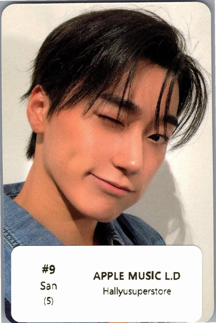 ATEEZ "GOLDEN HOUR : Part.5" - Apple Music Fansign Event Photocard (Digipack Ver.) [26.08.07]