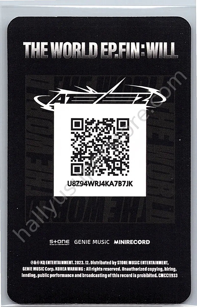 ATEEZ - Yeosang - THE WORLD EP.FIN : WILL