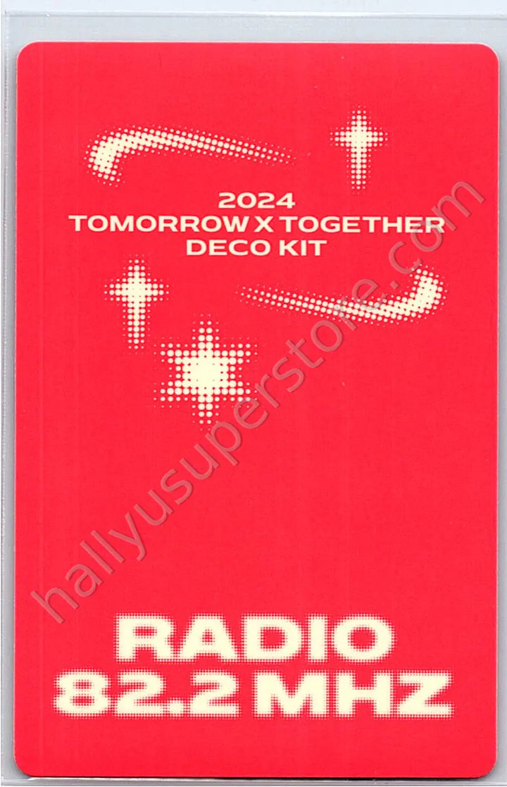 TOMORROW X TOGETHER - Soobin - TXT Deco Kit 2024 merch photocard non-random