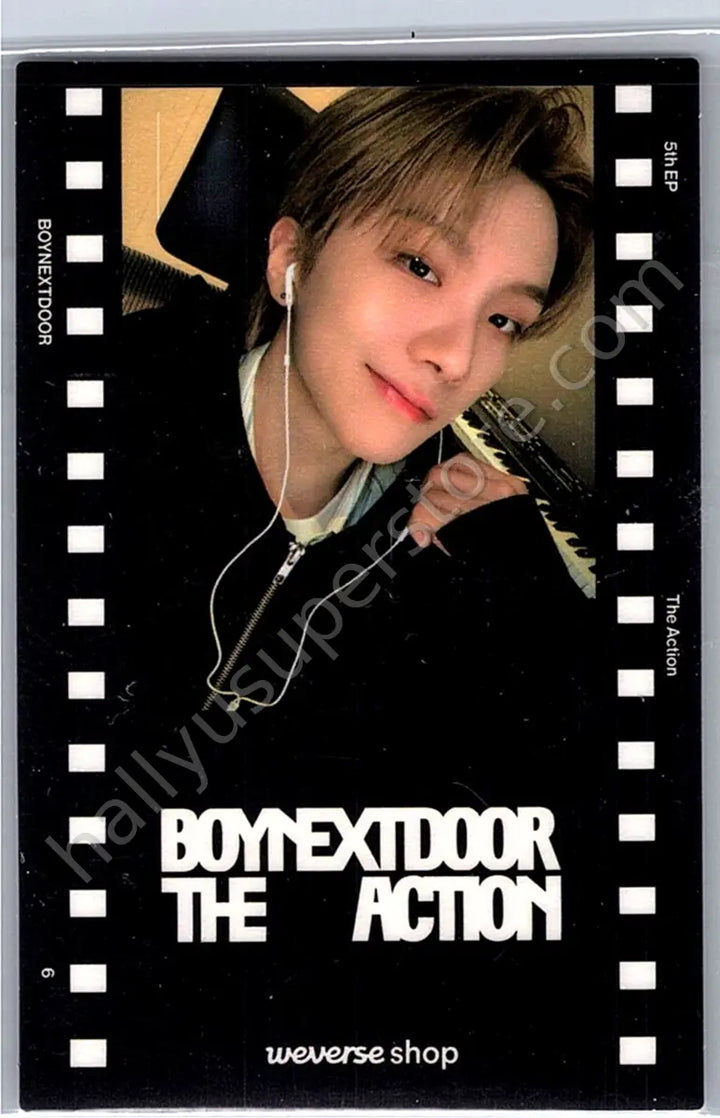 BOYNEXTDOOR - Woonhak - BOYNEXTDOOR - Woonhak - The Action Album boynextdoor frame ver. woonhak POB weverse global