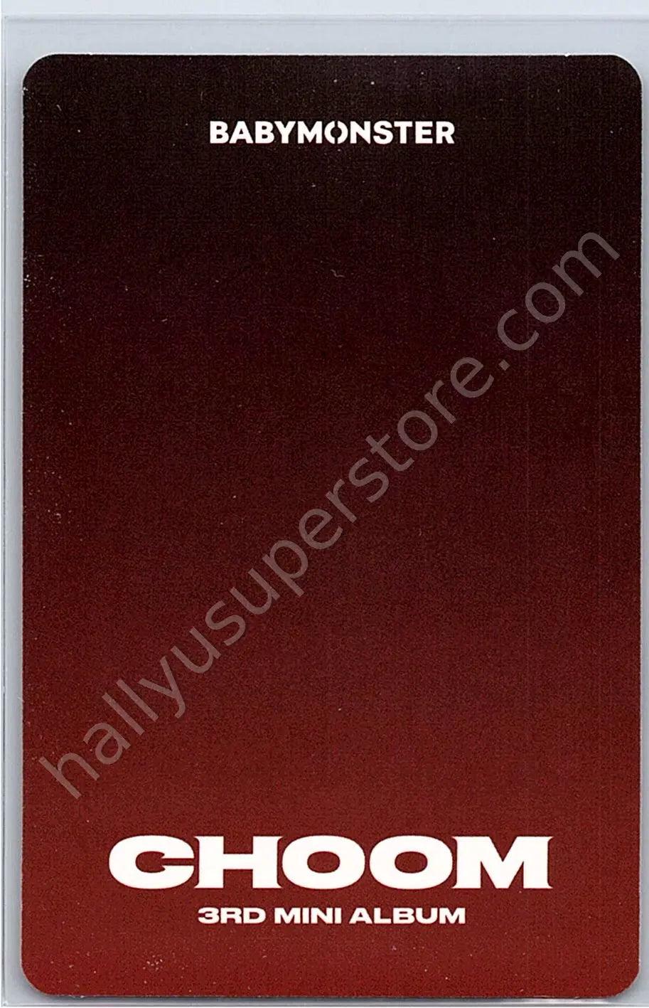 BABYMONSTER - Rora - CHOOM album photocard crimson version