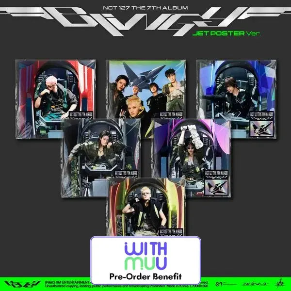 [Pre-Order] NCT 127 - 7th Album [BLINGY] (JET Poster Ver.) + LuckyDraw Event (Choose Version)