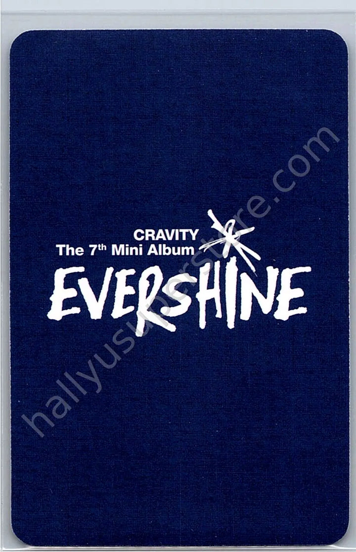CRAVITY - Unit - CRAVITY - Wonjin &amp; Taeyoung - EVERSHINE Album Nightfall version album photocard