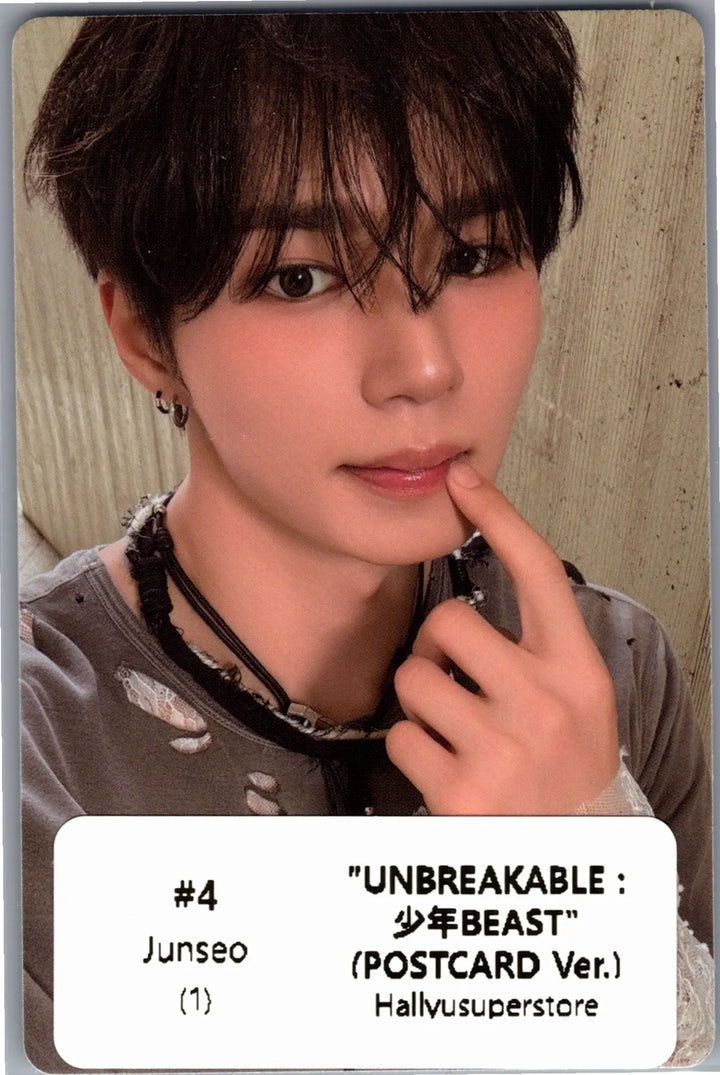 ALPHA DRIVE ONE "UNBREAKABLE : 少年BEAST" - Official Photocard (POSTCARD Ver.) [26.08.26]
