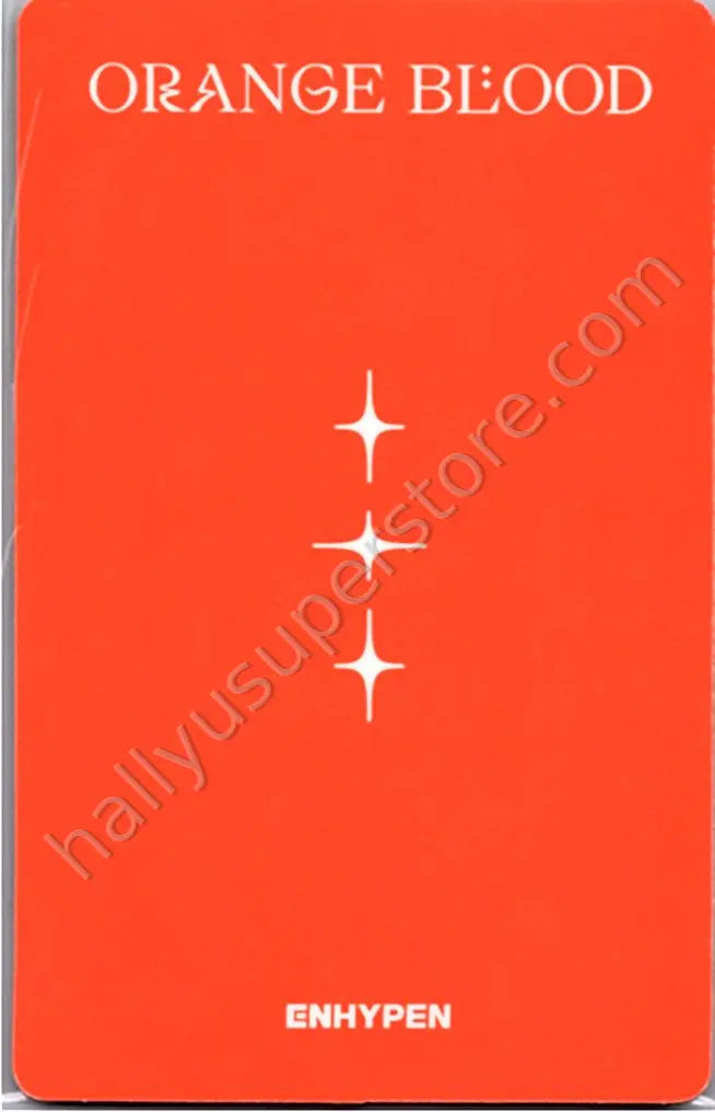 ENHYPEN - Jungwon - ORANGE BLOOD
