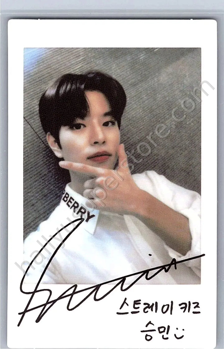 Stray Kids - Seungmin - Hometown Cha-Cha-Cha ost polaroid printed signature