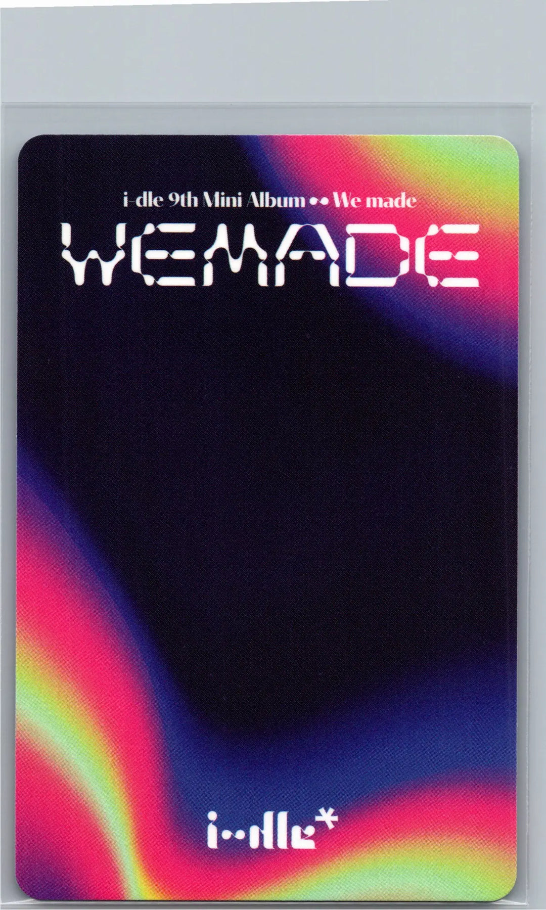 I-DLE "We made" - Official Photocard (POCAALBUM Ver.) [26.07.07]