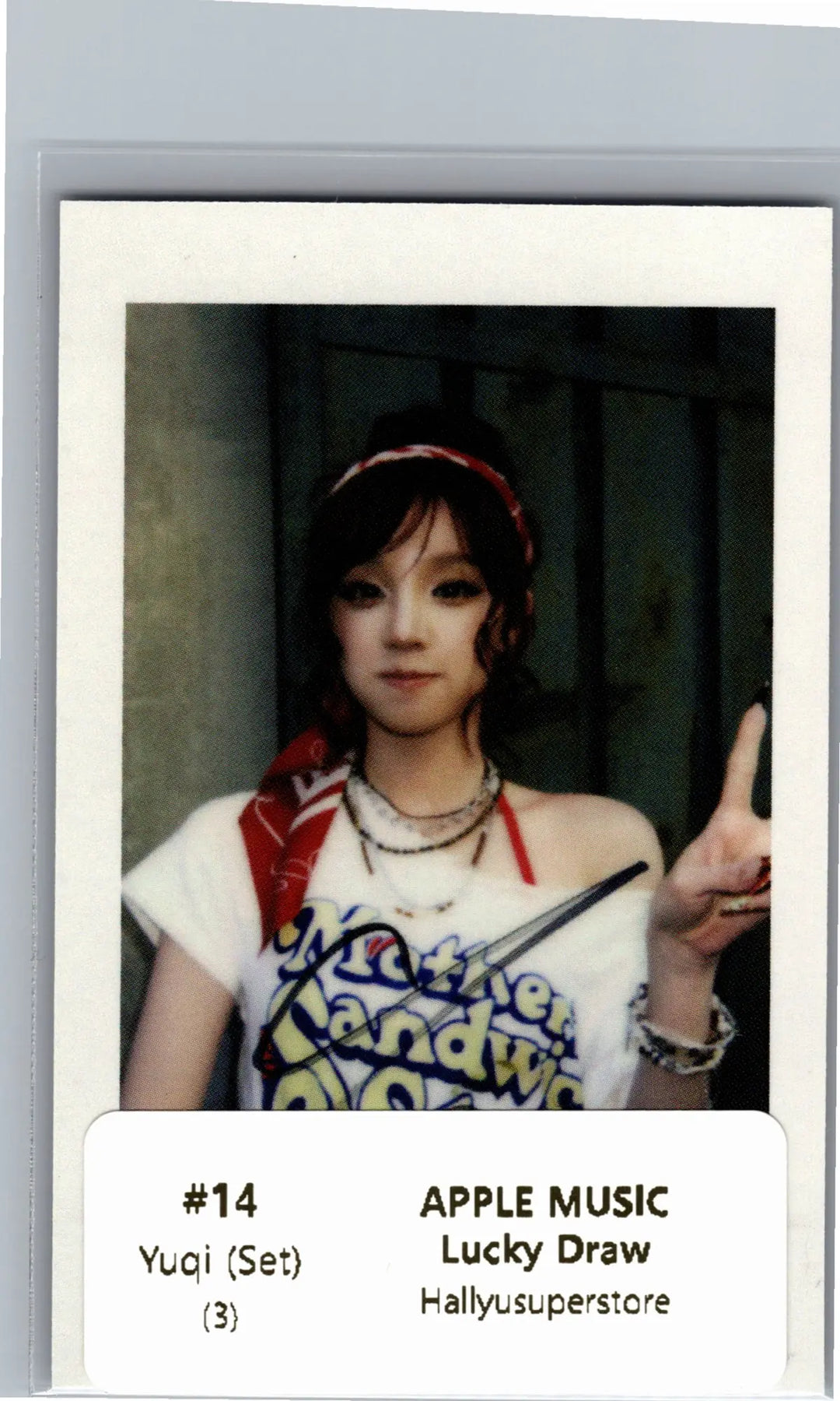 I-DLE "We made" - Apple Music Lucky Draw Event Photocard, Polaroid type Photocard [26.07.09]