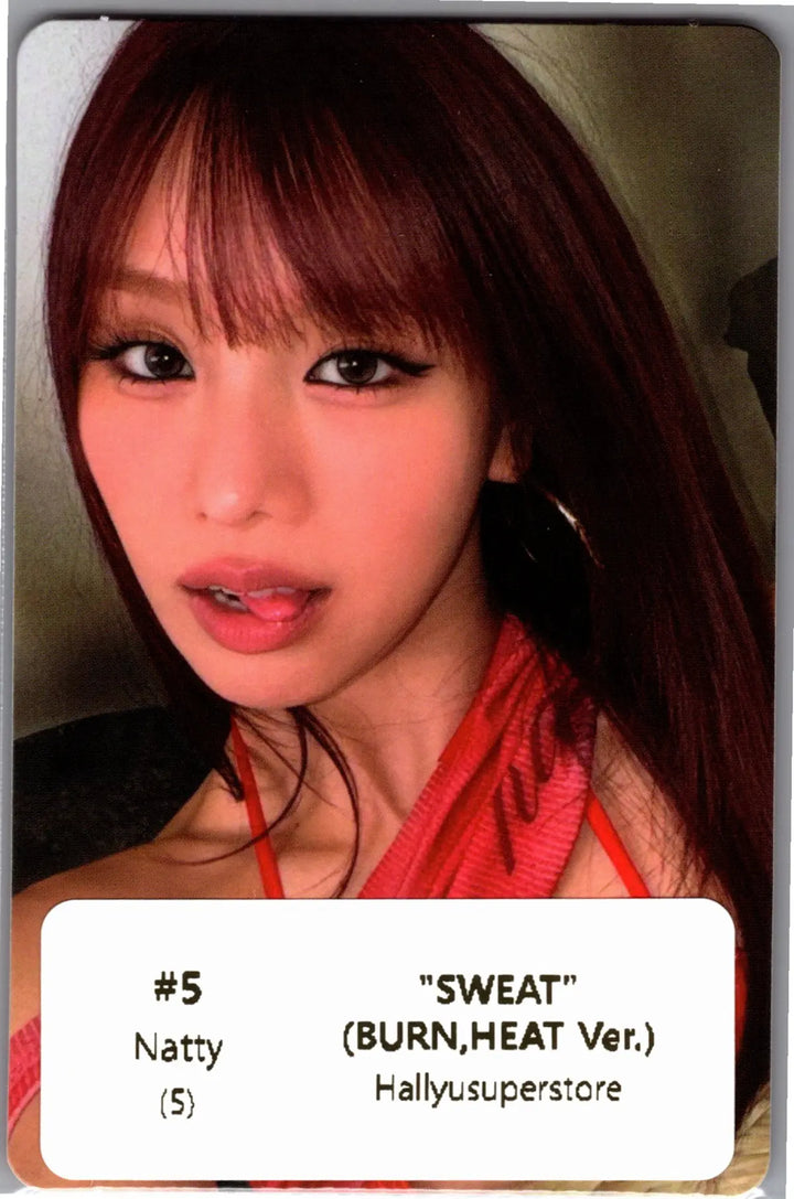 KISS OF LIFE "SWEAT" - Official Photocard (BURN, HEAT Ver.)