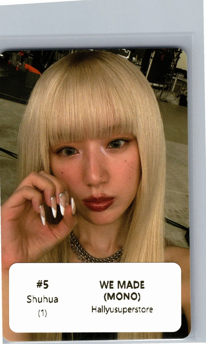 I-DLE "We made" - Official Photocard (Mono Ver.) [26.07.07]