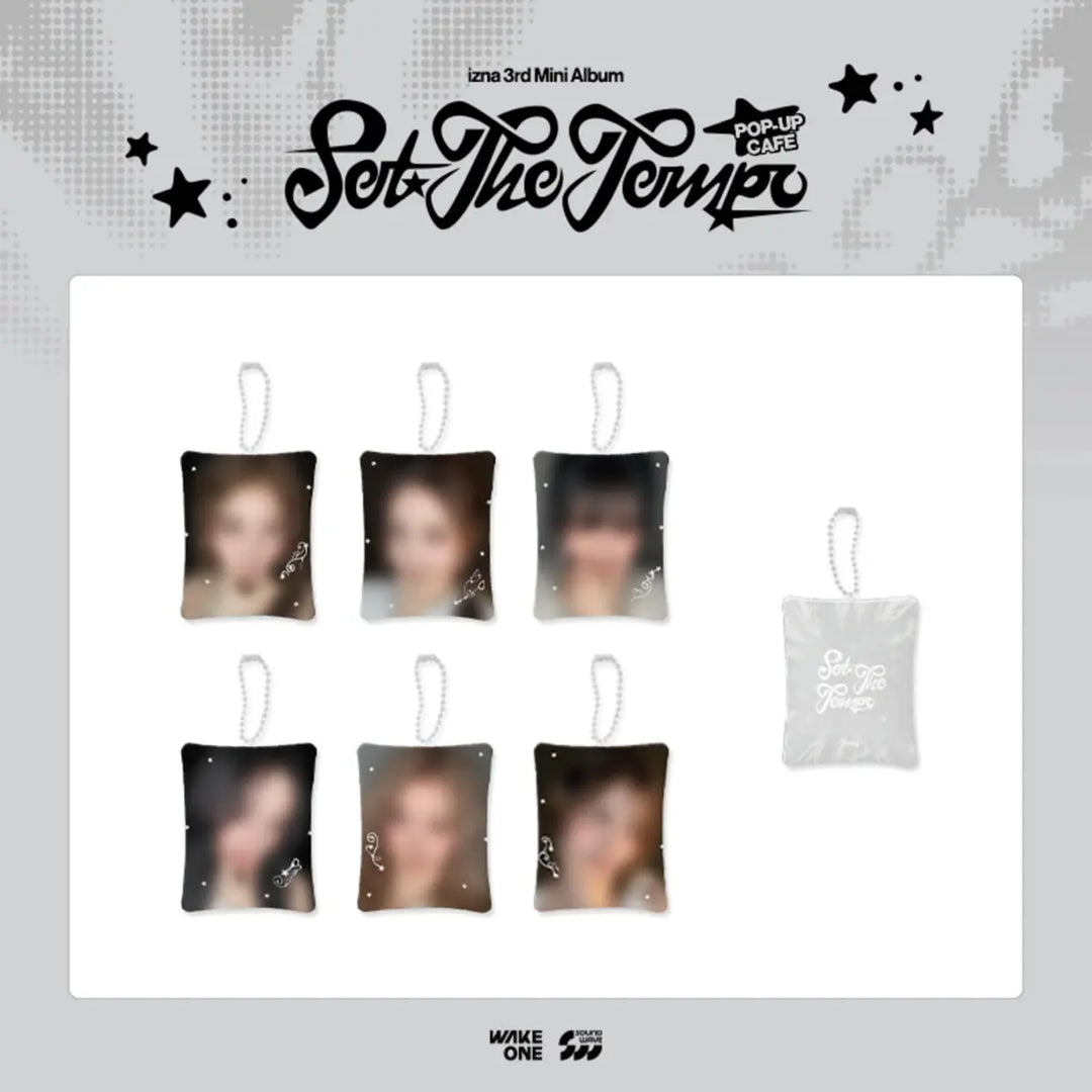 [Pre-Order] izna -  [SET THE TEMPO] POP-UP STORE MD (CUSHION KEYRING)