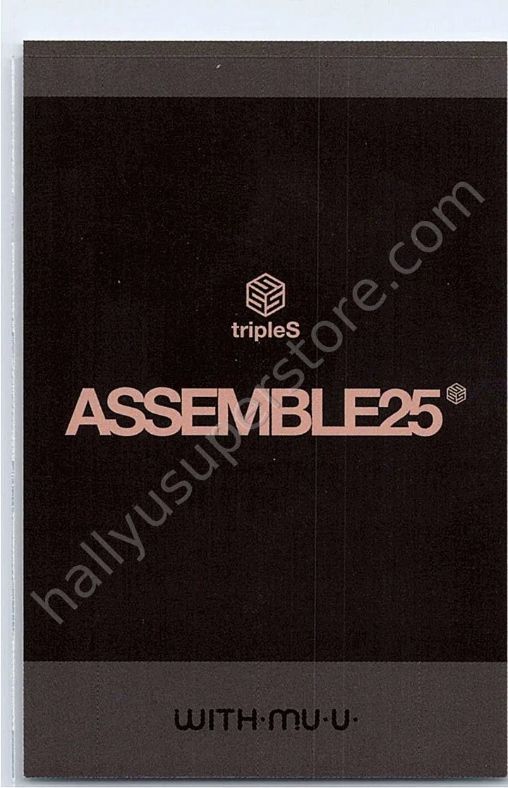 tripleS - Soomin - Assemble25  fansign polaroid
