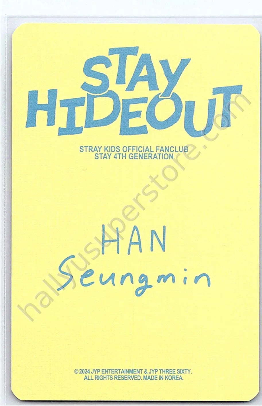 Stray Kids - Unit - 4th Generation Kit Official Fanclub STAY [STAY HIDEOUT] kit photocard photocard set