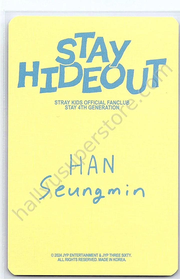 Stray Kids - Unit - 4th Generation Kit Official Fanclub STAY [STAY HIDEOUT] kit photocard photocard set
