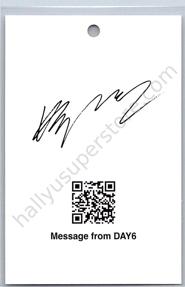 DAY6  - Sungjin - Fourever album inclusion FPO paper tag standard version