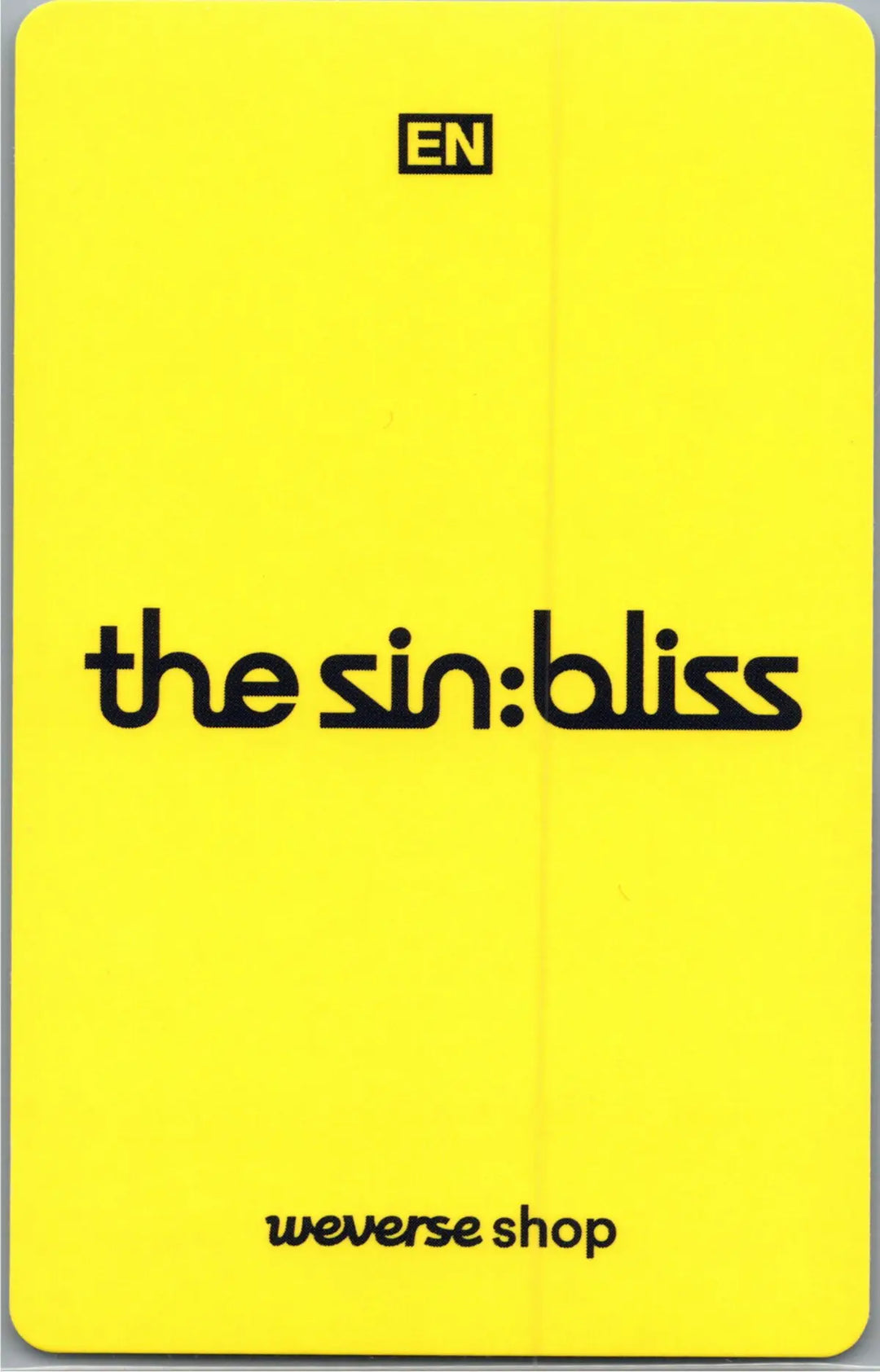 ENHYPEN "THE SIN : BLISS" - Weverse Shop Lucky Draw Event Photocard, Logo Door Hanger [26.08.21]