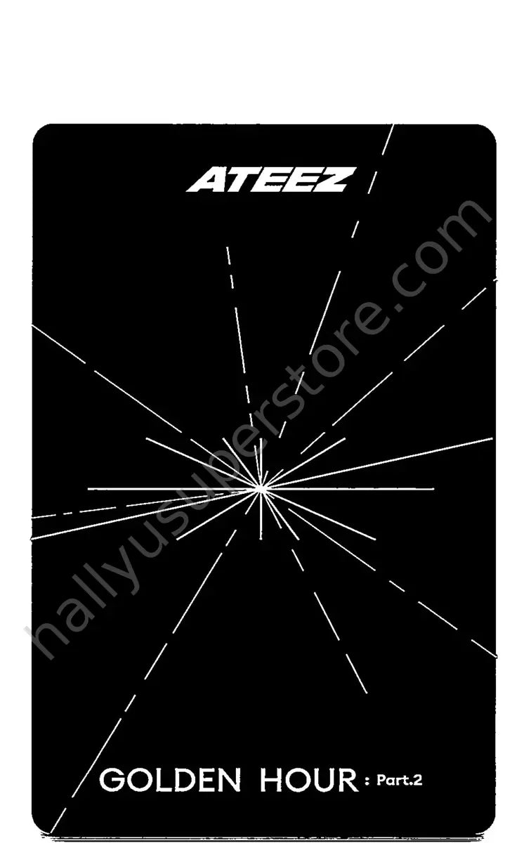 ATEEZ - Wooyoung - ATEEZ - Wooyoung - Golden Hour : Part 2 Album album photocard digipack version version 3