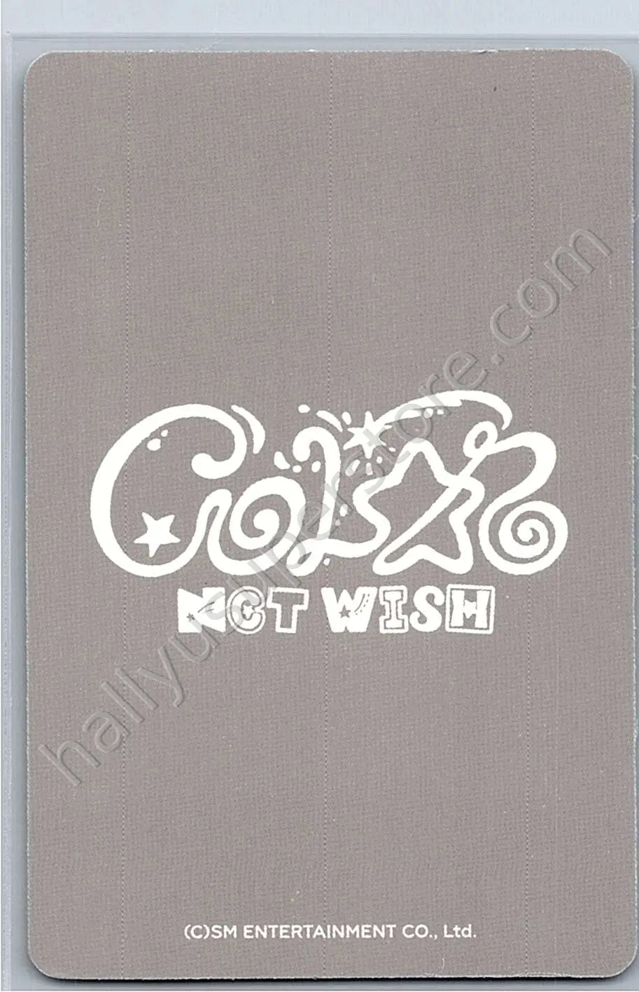 NCT WISH - Sion - FIND YOUR COLOR MD merch photocard purchase benefit