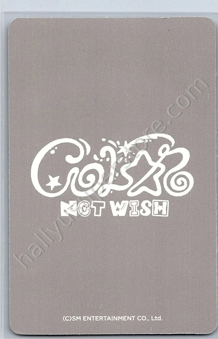 NCT WISH - Sion - FIND YOUR COLOR MD merch photocard purchase benefit