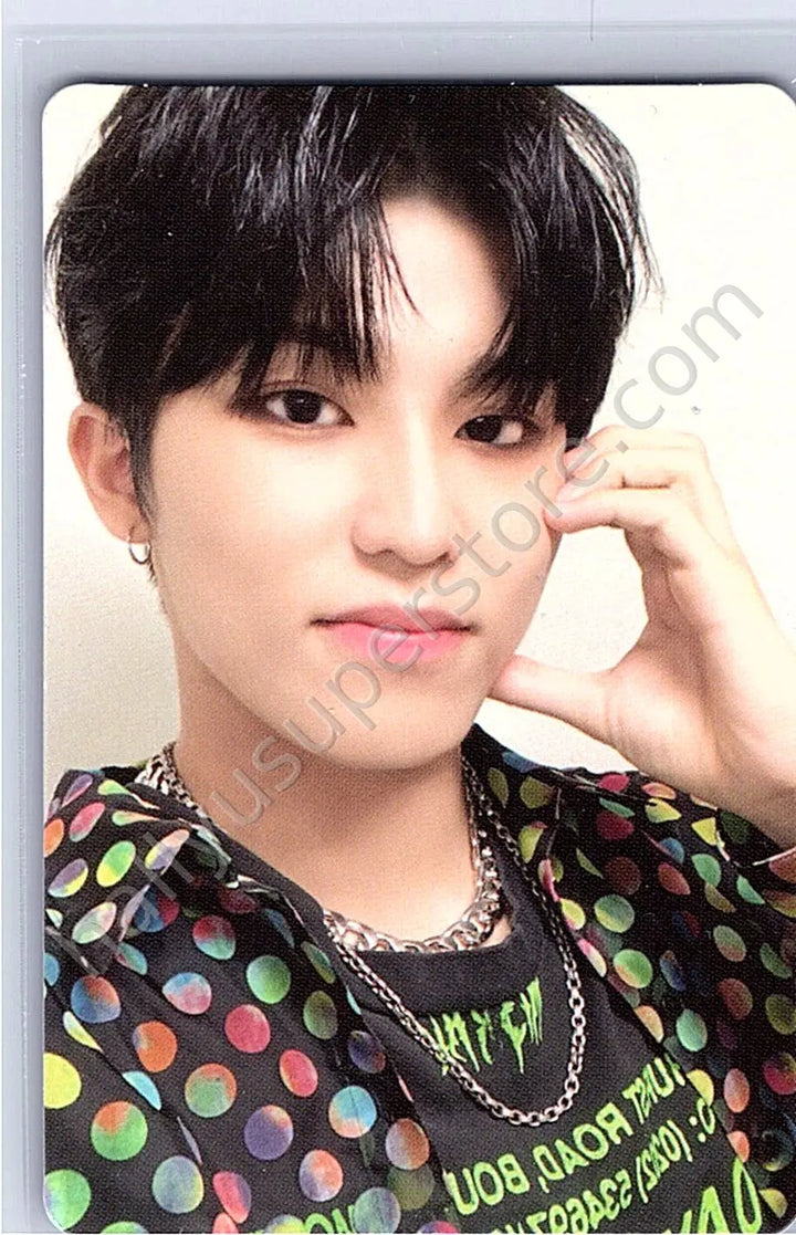 TREASURE - Park Jeongwoo - THE SECOND STEP : CHAPTER TWO album photocard deep blue version