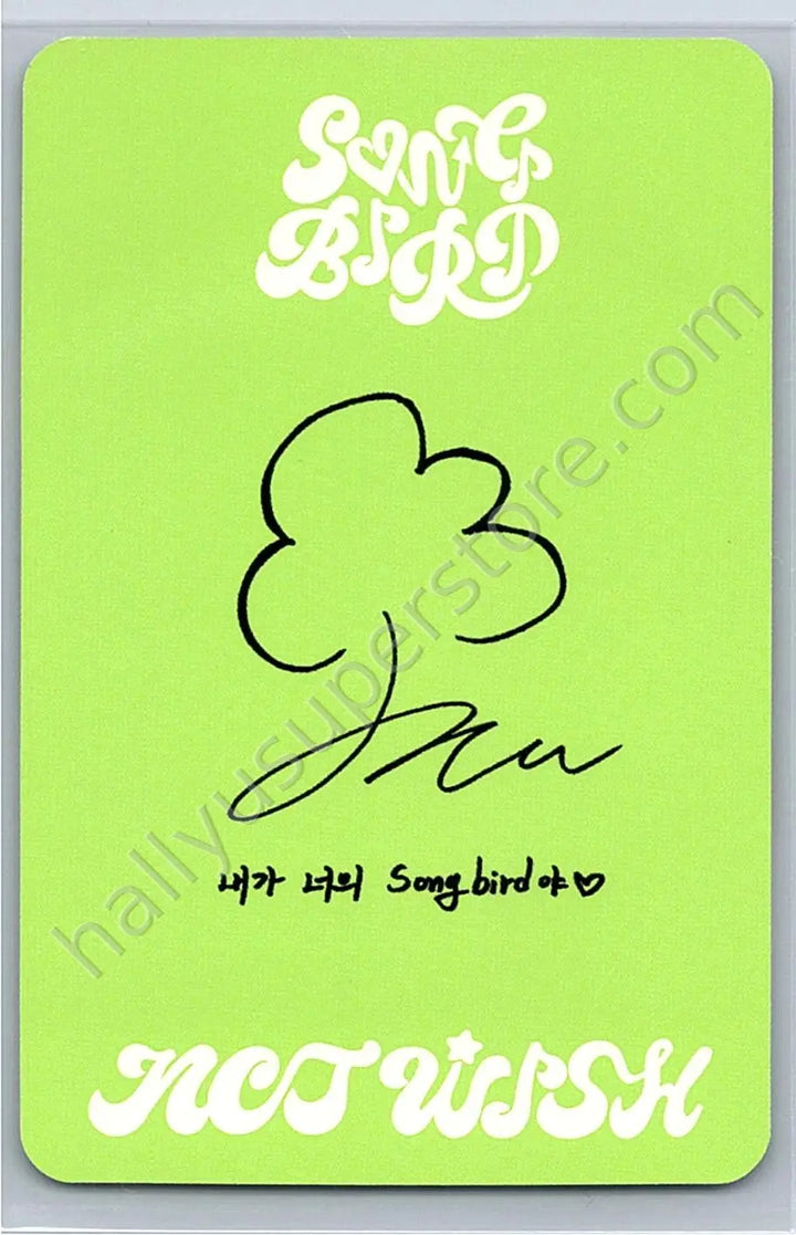 NCT WISH - Jaehee - Songbird album photocard letter version