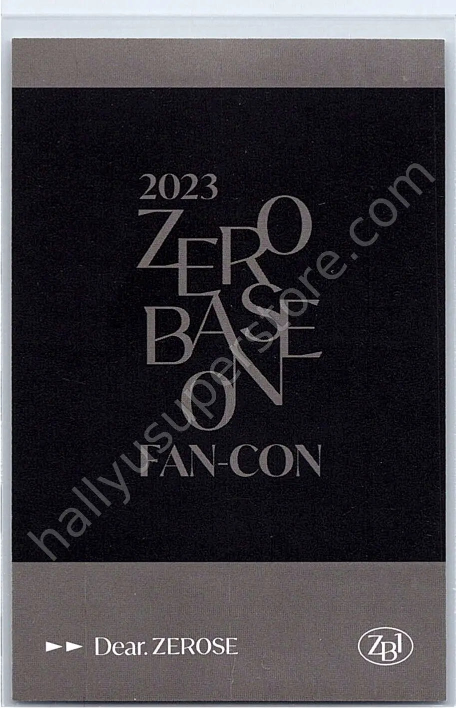 ZEROBASEONE - Hao - 2023 Fan-con E version polaroid trading card