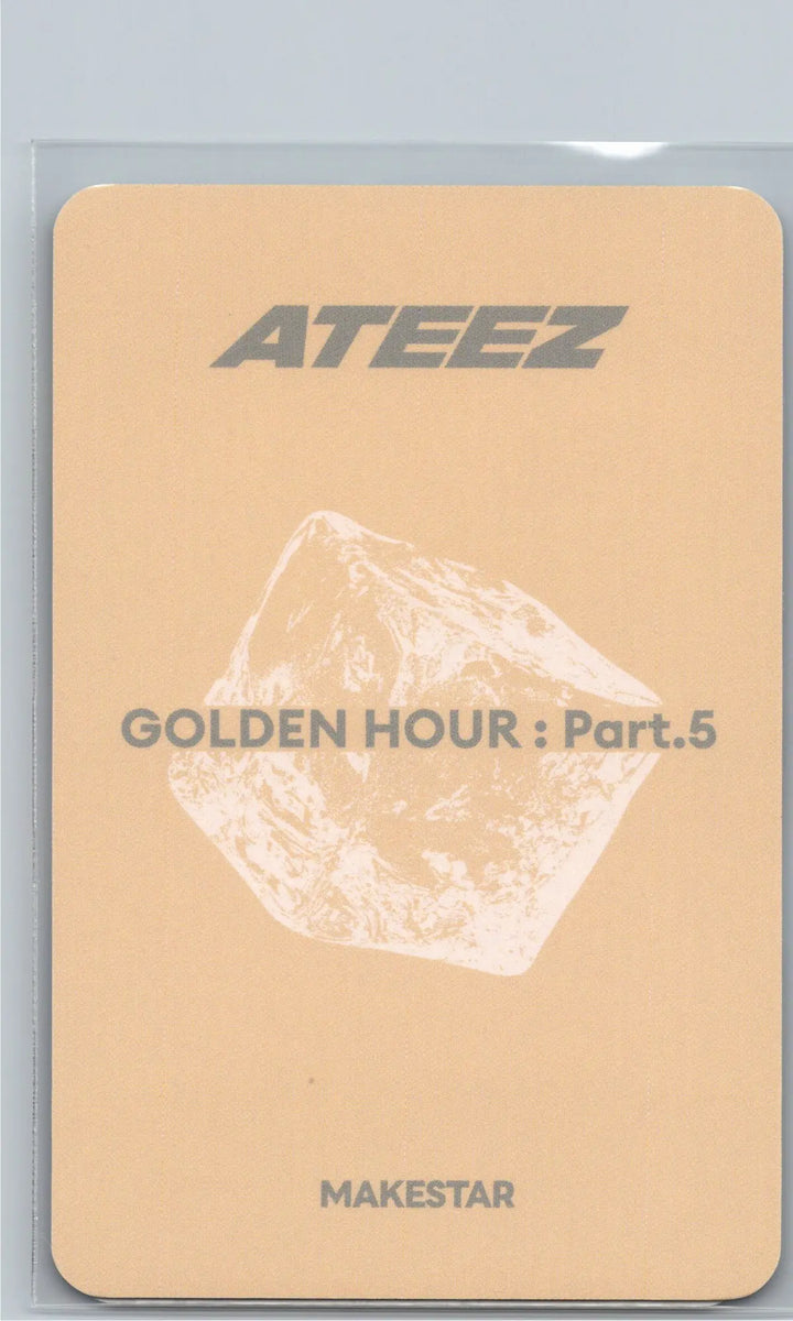 ATEEZ "GOLDEN HOUR : Part.5" - Makestar Lucky Draw Event Photocard [26.06.26]