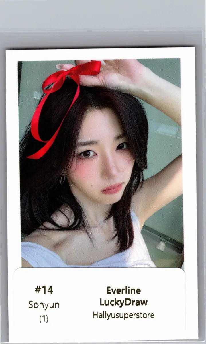 TripleS "LOVE&amp;POP pt.1" - Everline Lucky Draw Event Polaroid type Photocard (Objekt Music Album Ver.) [26.06.18]