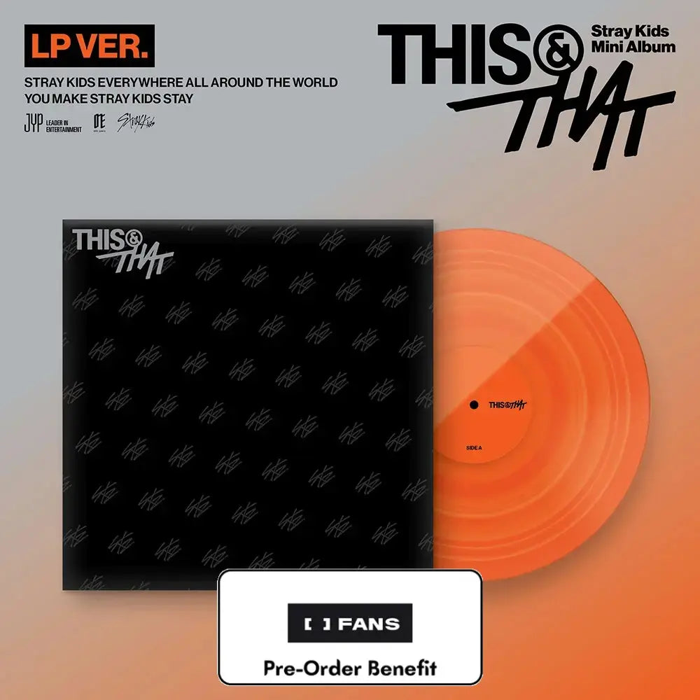 [Pre-Order] Stray Kids - THIS &amp; THAT (LP VER.) + Pre-Order benefit (Choose Version)
