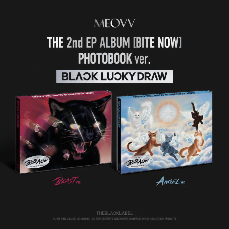 [Pre-Order] Black Lucky - JEON SOMI , MEOVV , ALLDAY PROJECT + 2026 Black Lucky Draw Event